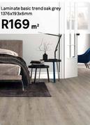 Laminate Basic Trend Oak Grey 1376 X 193 X 6mm-Per m²