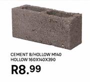 Cement B/Hollow M140 Hollow-160 x 140 x 390
