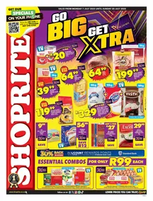 Shoprite Northern Cape & Free State : Go Big Get Xtra (07 July - 20 July 2025)