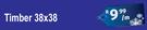 Timber 38 x 38-Per m