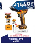 Ingco Cordless Drill 48578