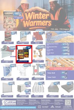 K Carrim Builders Mecca : Winter Warmers (11 July - 11 August 2025), page 1