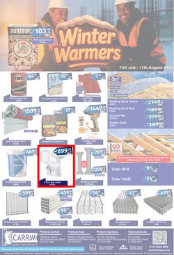 K Carrim Builders Mecca : Winter Warmers (11 July - 11 August 2025), page 1