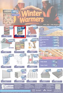 K Carrim Builders Mecca : Winter Warmers (11 July - 11 August 2025), page 1