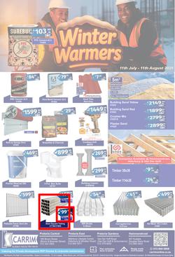 K Carrim Builders Mecca : Winter Warmers (11 July - 11 August 2025), page 1