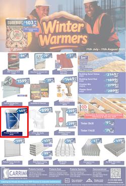 K Carrim Builders Mecca : Winter Warmers (11 July - 11 August 2025), page 1