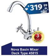 Nova Basin Mixer Deck Type 45815