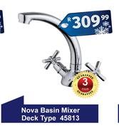 Nova Basin Mixer Deck Type 45813