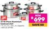Hart J7 10 Piece Aluminium Cookware Set-Per Set