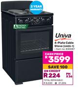 Univa 4 Plate Cable Stove U405-1