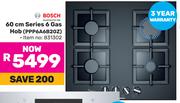 Bosch 60cm Series 6 Gas Hob PPP6A6B20Z