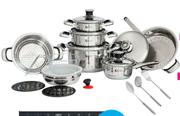 Tissolli 15 Piece Stainless Steel Cookware Set