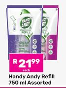 Handy Andy Refill Assorted-750ml Each