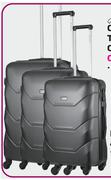 Travelsize Onyx 3 Piece ABS Travel Set Champagne Or Navy