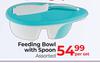 Baby Things Feeding Bowl With Spoon Assorted-Per Set