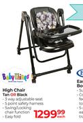 Baby Things High Chair Tan Or Black-Each