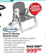 Bambino Easy Go Dining Booster Chair