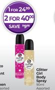 Glitter Girl Body Spray Assorted-90ml Each