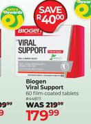 Biogen Viral Support 60 Film Coated Tablets