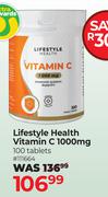 Lifestyle Health Vitamin C 1000mg 100 Tablets
