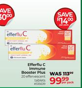 Efferflu-C Immune Booster Plus 20 Effervescent Tablets-Per Pack