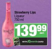 Strawberry Lips Liqueur-750ml Each