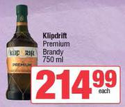 Klipdrift Premium Brandy-750ml Each