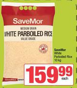 SaveMor White Parboiled Rice-10Kg