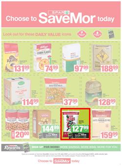 SPAR SaveMor Namibia (22 July - 06 August 2025), page 1