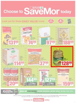SPAR SaveMor Namibia (22 July - 06 August 2025), page 1