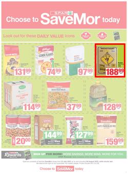 SPAR SaveMor Namibia (22 July - 06 August 2025), page 1