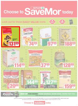 SPAR SaveMor Namibia (22 July - 06 August 2025), page 1