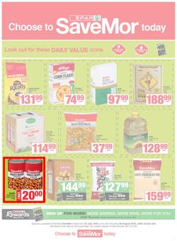 SPAR SaveMor Namibia (22 July - 06 August 2025), page 1