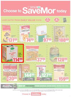 SPAR SaveMor Namibia (22 July - 06 August 2025), page 1