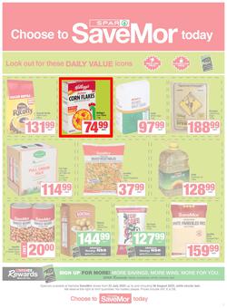 SPAR SaveMor Namibia (22 July - 06 August 2025), page 1