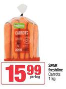 Spar Freshline Carrots-1Kg Per Bag