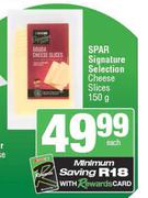 Spar Signature Selection Cheese Slices-150g Each