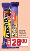 Cadbury Lunch Bar Or P.S Duo-For 2 x 60g/62g