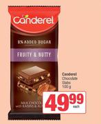 Canderel Chocolate Slabs-100g Each
