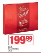Lindt Lindor Gift Box-250g Each