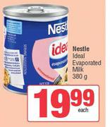 Nestle Ideal Evaporated Milk-380g Each