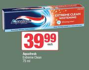 Aquafresh Extreme Clean-75ml Each