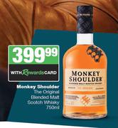 Monkey Shoulder The Original Blended Malt Scotch Whisky-750ml