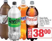 Coca Coal, Fanta, Sprite Or Stoney Diets, Lites Or Zero-For 2 x 2Ltr