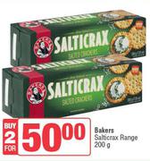 Bakers Salticrax Range-For 2 x 200g