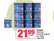 Danone Nutri Day Smooth Yoghurt Assorted-6 x 100g