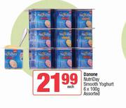Danone Nutri Day Smooth Yoghurt Assorted-6 x 100g