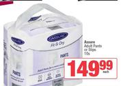 Assure Adult Pants Or Slips-10s Each