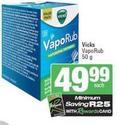 Vicks Vapo Rub-50g Each