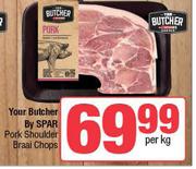 Your Butcher By Spar Pork Shoulder Braai Chops-Per Kg